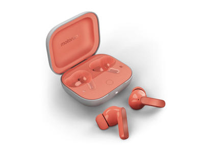 Motorola Moto Buds Headphones Wireless In-ear Calls/Music/Sport/Everyday Bluetooth Coral