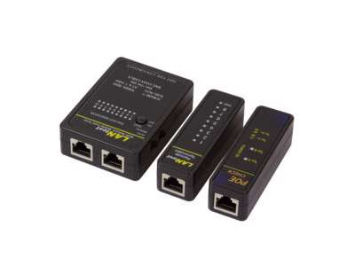 LogiLink WZ0015P netværkskabeltester Sort