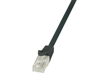 LogiLink CP1043U netværkskabel Sort 1,5 m Cat5e U/UTP (UTP)