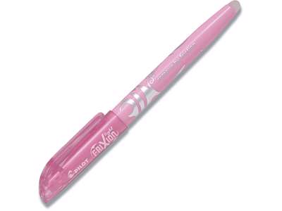 Tekstmarker, Hætte med clip, Rosa, 1 stk, Pilot FriXion Soft SW-FL-SP