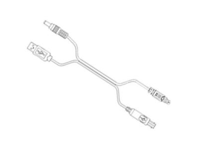 Zebra CBL-ET4X-SCHCAB-01 el-ledning Hvid