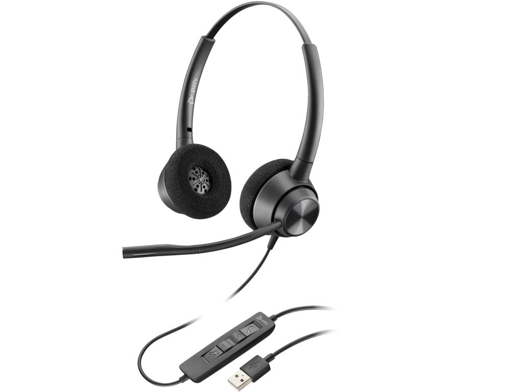 POLY EncorePro 310 Monaural USB-A-headset TAA