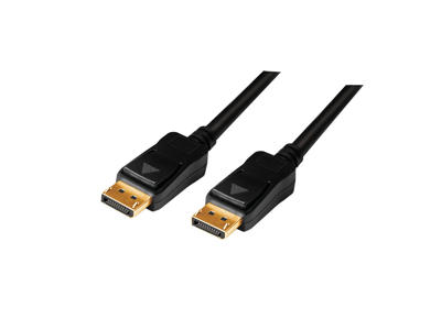 LogiLink CV0113 DisplayPort kabel 15 m Sort