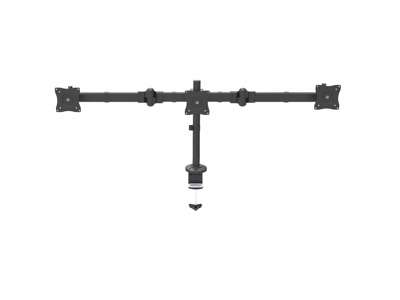 StarTech.com ARMTRIO skærmbeslag og -stativer 61 cm (24") Skrivebord Sort