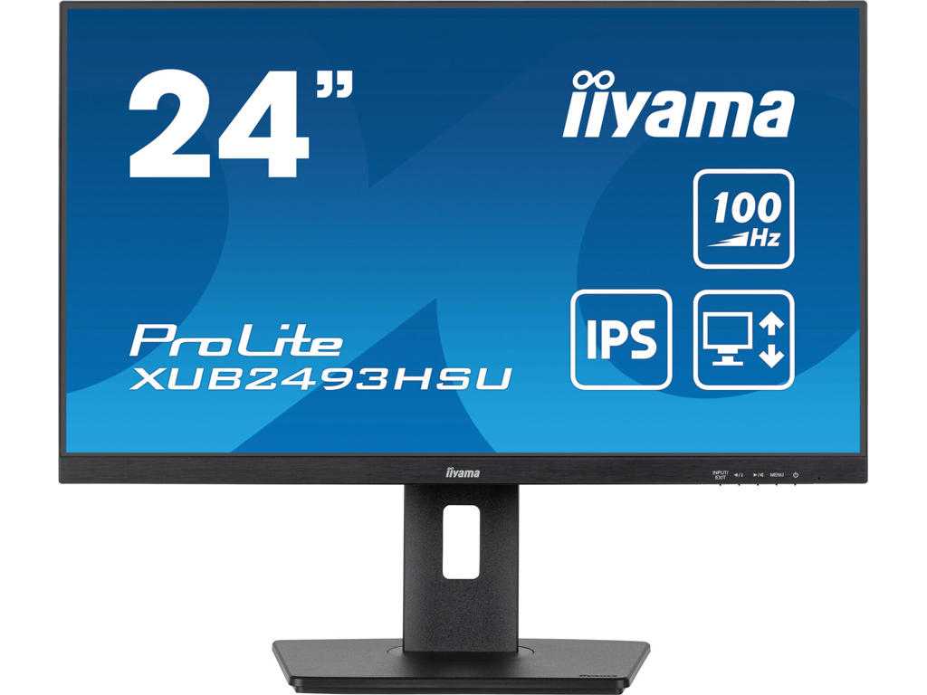 iiyama XUB2493HSU-B7 computerskærm 60,5 cm (23.8") 1920 x 1080 pixel Fuld HD LED Sort