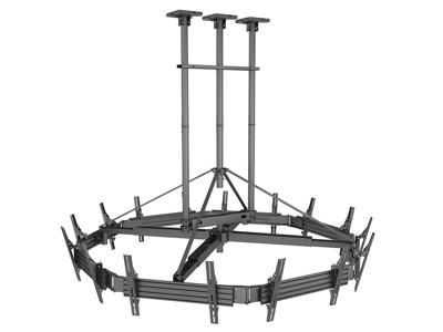 Multibrackets 6251 skærmbeslag til skiltning 190,5 cm (75") Sort