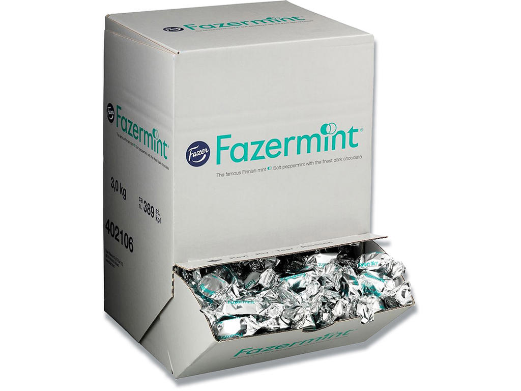 Fazer Mint, Pakket ind enkeltvis, 3 kg