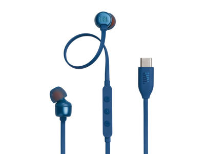 JBL Tune 310C USB Headset Ledningsført I ørerne Opkald/musik USB Type-C Blå