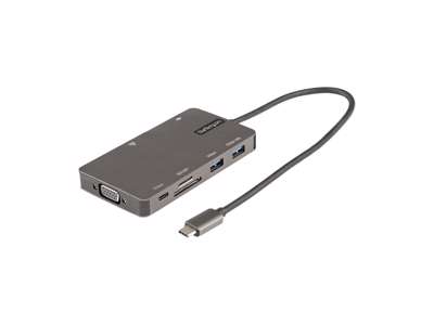 StarTech.com DKT30CHVSDPD dockingstation Ledningsført USB 3.2 Gen 1 (3.1 Gen 1) Type-C Grå