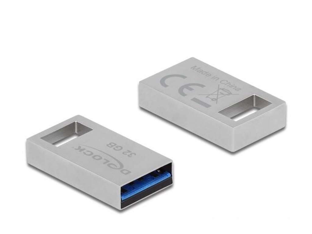 DeLOCK 54070 USB-nøgle 32 GB USB Type-A 3.2 Gen 1 (3.1 Gen 1) Sølv