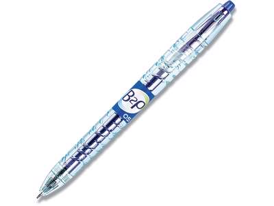 Rollerball gelpen, 0.5 mm, 0.25 mm, Blå, Pilot B2P Fine BL-B2P-5-L