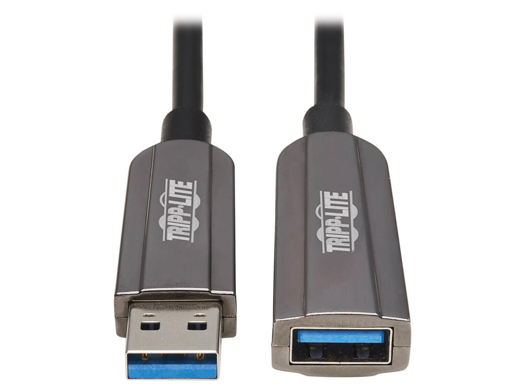 Tripp Lite U330F-10M-G1 USB-kabel USB 3.2 Gen 1 (3.1 Gen 1) USB A Sort, Grå