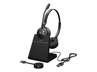 Jabra Engage 55 SE Headset Trådløs Kontor/Callcenter Sort