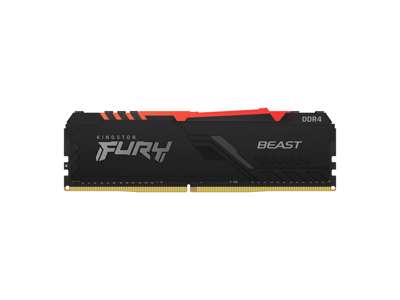 Kingston Technology FURY Beast RGB hukommelsesmodul 8 GB 1 x 8 GB DDR4 3200 MHz