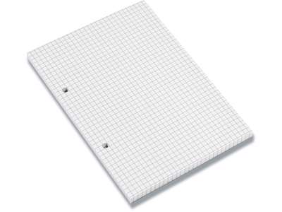 Papirblok, Kvadreret, A5, 5 blokke, Bantex Note Pad