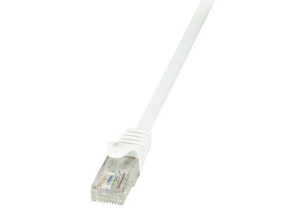 LogiLink 1m Cat.6 U/UTP netværkskabel Hvid Cat6 U/UTP (UTP)