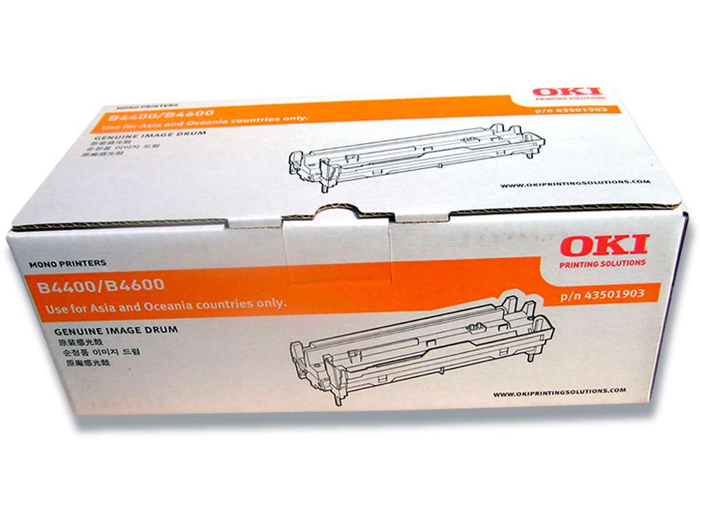 Toner, B4400-B4600, Black-sort, 3.000 sider, OKI 43502302