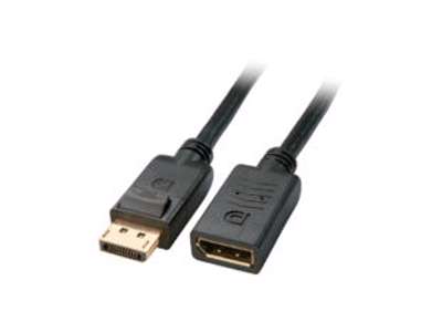 Microconnect DP-MFG-300 DisplayPort kabel 3 m Sort