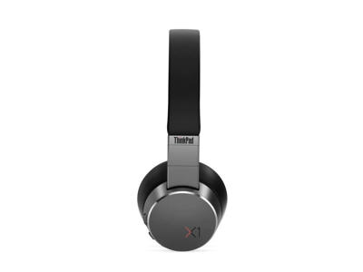 Lenovo ThinkPad X1 Hovedtelefoner Kabel & trådløs Headset Opkald/musik Bluetooth Sort, Grå, Sølv