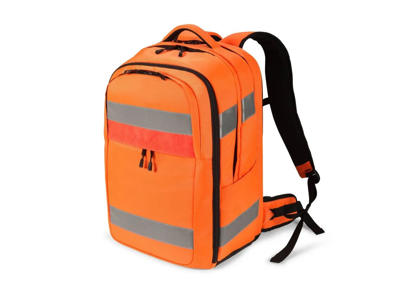 DICOTA Hi-Vis rygsæk Orange Polyethylenterephthalatfolie (PET), Termoplastisk polyurethan (TPU)