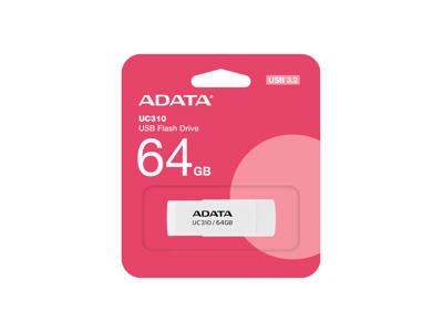 ADATA UC310 USB-nøgle 64 GB USB Type-A 3.2 Gen 1 (3.1 Gen 1) Hvid