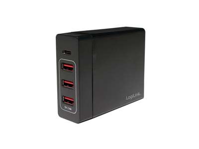 LogiLink PA0122 oplader til mobil enhed Universel Sort USB Indendørs