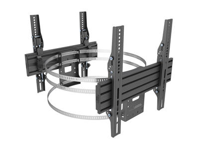 Multibrackets 3076 skærmbeslag til skiltning 165,1 cm (65") Sort