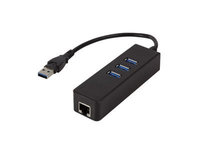 LogiLink UA0173A dockingstation USB 3.2 Gen 1 (3.1 Gen 1) Type-A Sort