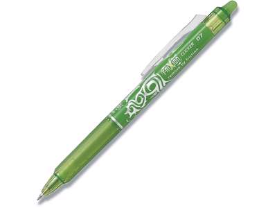 Rollerball gelpen, 0.7 mm, 0.35 mm, Lime, Pilot FriXion Clicker Medium BLRT-FR7-LG