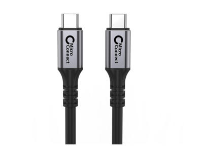 Microconnect USB4CC1 USB-kabel USB4 Gen 3x2 1,2 m USB C Sort