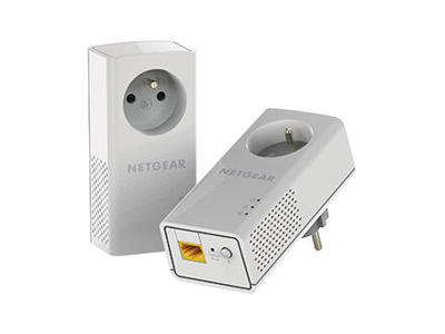 NETGEAR PLP1000-100FRS Power Line netværksadapter 1000 Mbit/s Ethernet LAN Hvid 2 stk