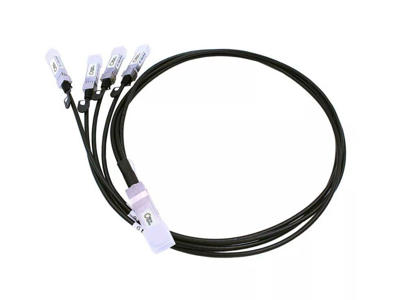 Lanview MO-MC2609130-003 InfiniBand og fiberoptisk kabel 3 m QSFP+ 4x SFP+ Sort