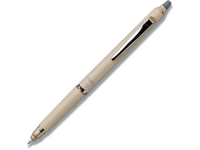 Rollerball gelpen, 0.7 mm, 0.35 mm, Sort, Hylster: Beige, Pilot FriXion Ball Zone BLRT-FRZ7-BE-B