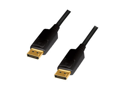 LogiLink CD0103 DisplayPort kabel 5 m Sort