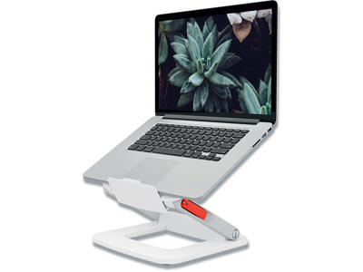 Laptop stand, Justerbar, Hvid, Leitz Ergo Multivinklet 