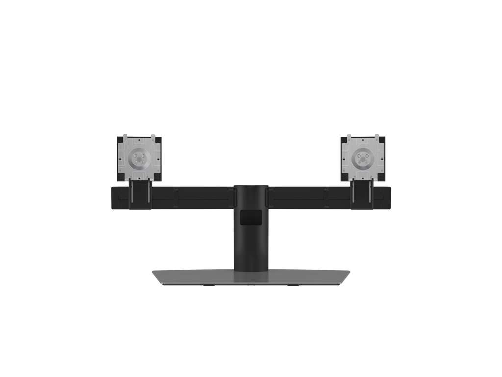 DELL Dual Monitor Stand skærmbeslag og -stativer 68,6 cm (27") Skrivebord Aluminium, Sort