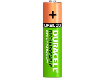 Batteri, AAA, 1.2 V, 4 stk, Duracell Rechargeable