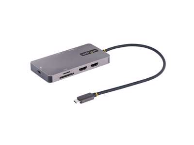 StarTech.com 120B-USBC-MULTIPORT dockingstation Ledningsført USB 3.2 Gen 1 (3.1 Gen 1) Type-C Grå