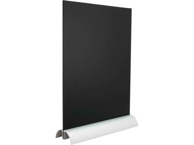 Bordskilt, Chalkboard, A4, Dobbeltsidet, Aftagelig, Alufod, Securit Silhouette Aluminium