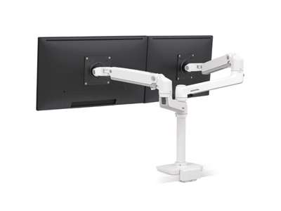 Ergotron LX Series 45-610-216 skærmbeslag og -stativer 61 cm (24") Skrivebord Hvid