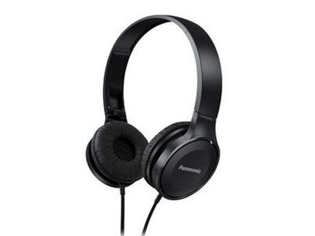 Panasonic RP-HF100E Hovedtelefoner Ledningsført Headset Opkald/musik Sort