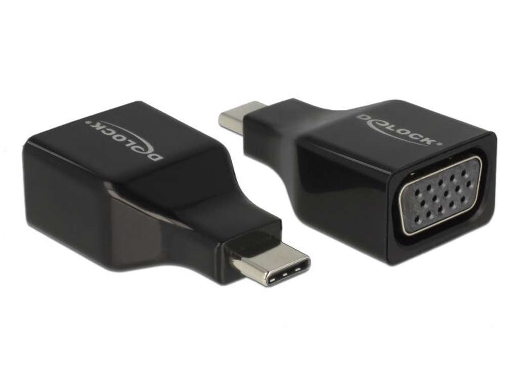 DeLOCK 63933 USB grafisk adapter 1920 x 1080 pixel Sort