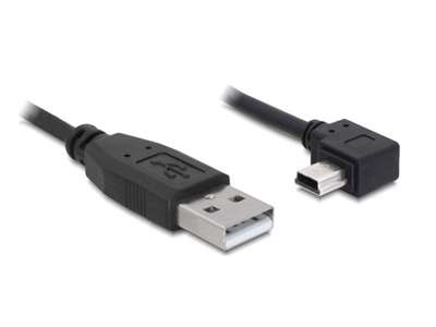 DeLOCK 82680 USB-kabel 0,5 m USB A Mini-USB B Sort