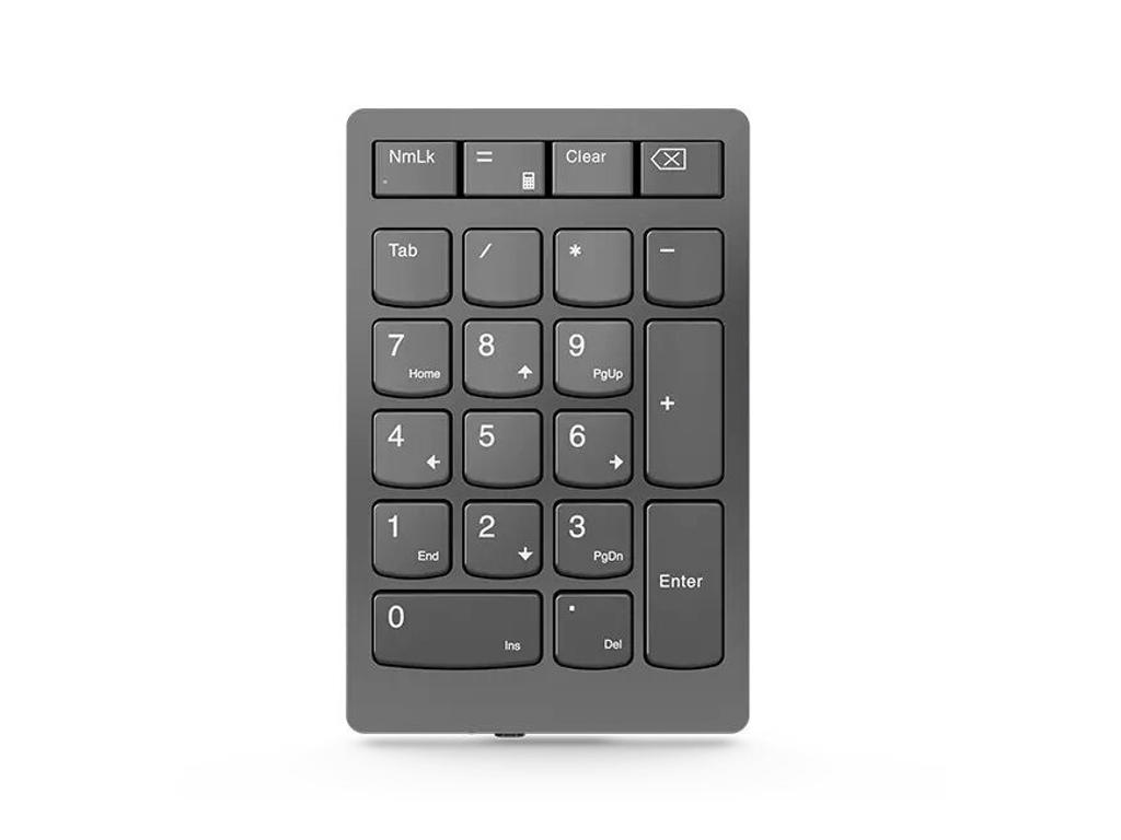 Lenovo Go Wireless numerisk tastatur Universel Bluetooth/USB/RF Wireless Grå