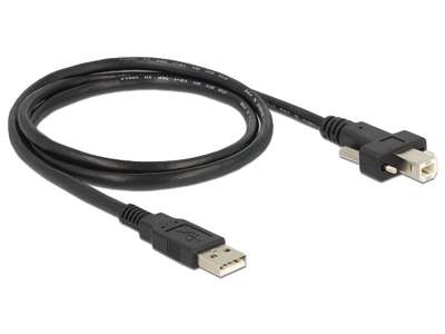 DeLOCK 83594 USB-kabel USB 2.0 1 m USB A USB B Sort