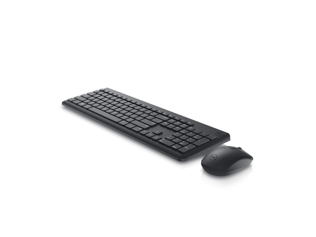 DELL KM3322W tastatur Mus inkluderet Kontor RF trådløst Ukrainsk Sort