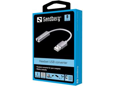 Sandberg Headset USB converter