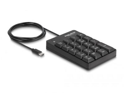 DeLOCK 12108 numerisk tastatur Universel USB Sort