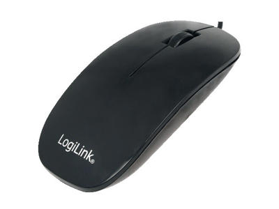 LogiLink ID0063 mus Kontor Ambidextrous USB Type-A Optisk 1000 dpi