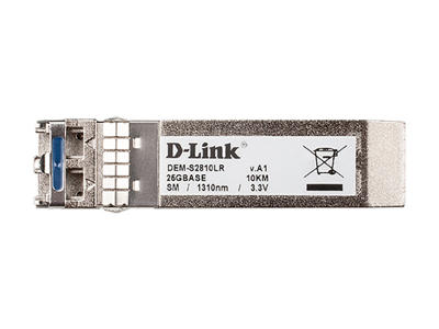 D-Link DEM-S2810LR modul til netværksmodtager Fiberoptisk 25000 Mbit/s SFP28 1310 nm